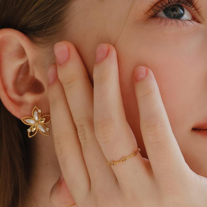 

J.Lauren Chandal Line Silver Ring R0650 Silver_No. 15