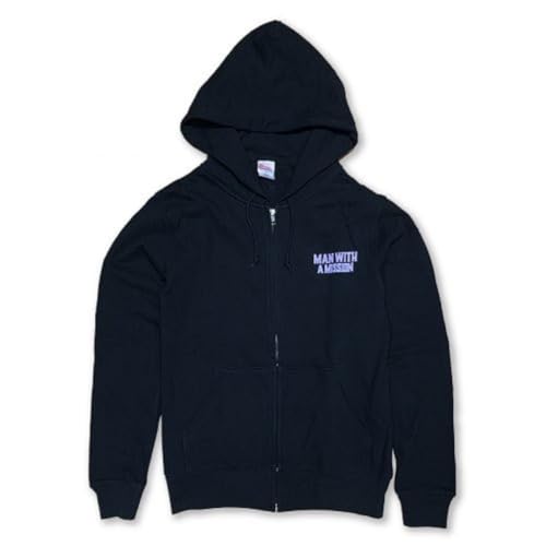 MAN WITH A MISSION Light Hoodie (Black) Size S