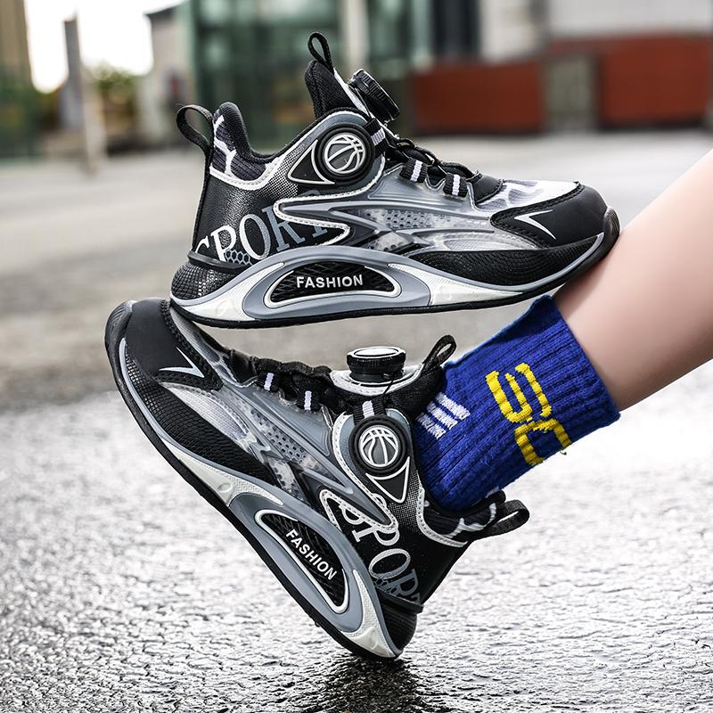 28-40 Children /Teenagers Plus Size Fashionable Sports and Leisure Shoes Boys Basketball Shoes