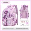New Pink Princess Primary School Student Backpack, Children's Backpack, Lightweight and Large Capacity Middle School Student Backpack for Girls