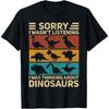 Funny Dinosaur Vintage Dinosaur Outfit Types Of Dinosaurs T-Shirt