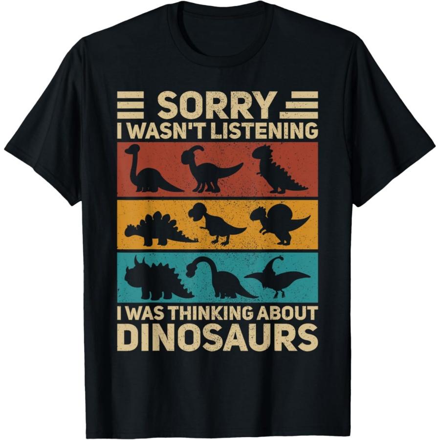 

Funny Dinosaur Vintage Dinosaur Outfit Types Of Dinosaurs T-Shirt S