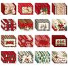 Christmas Table Mats Set of 4, Fabric Pieces That Separate Plates, Bowls, Cups, and Utensils From the Table During Meals