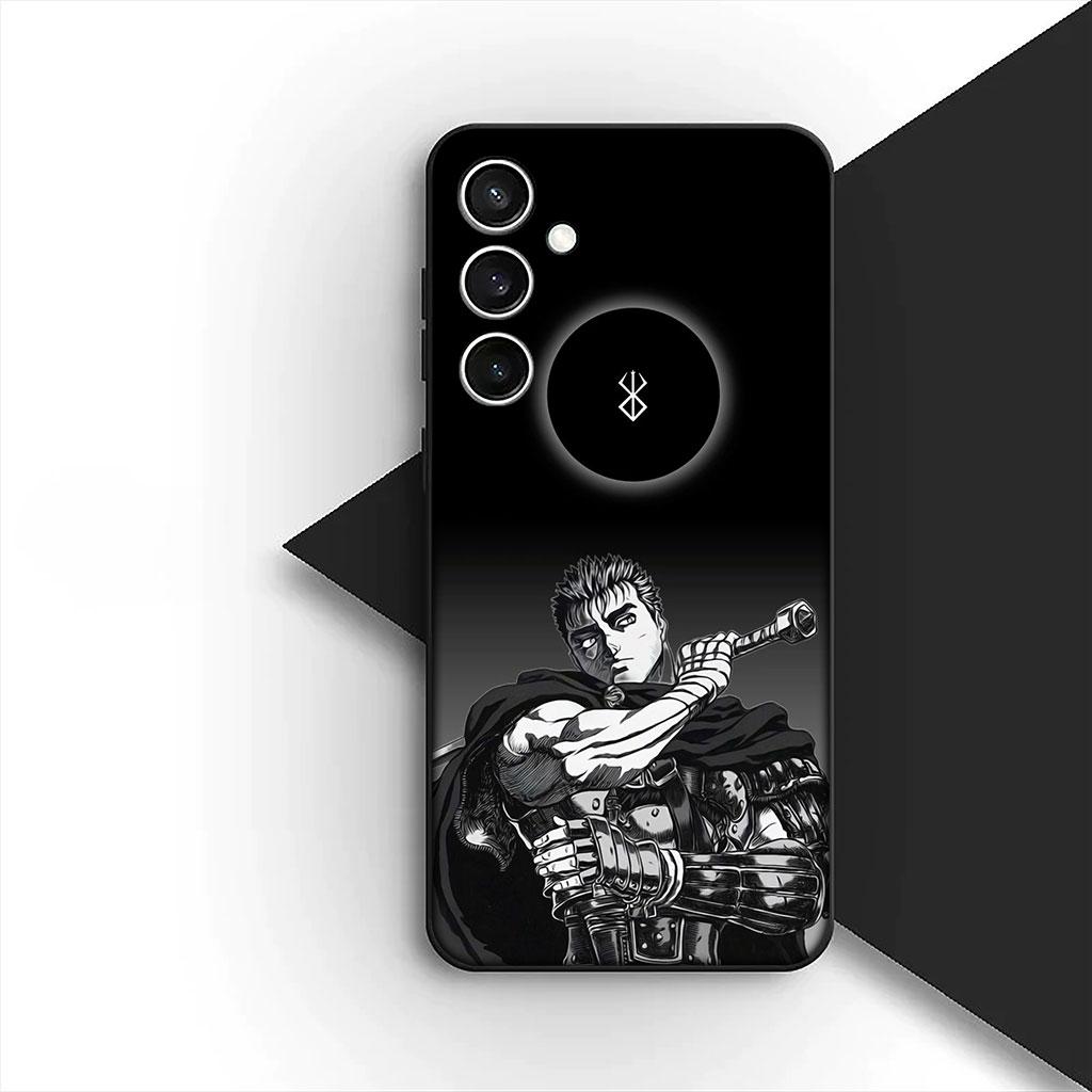 Berserk Cartoon Guts Phone Cover Soft Case for OPPO A18 A16 A80 A40 A17 A15 A38 A78 A79 A54 A57 A58 A60 4G 5G Casing