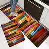 Waterproof PVC Floor Mat, Oil-proof, Large Area Rugs, Non-Slip Long Rug, Leather Foot Mats, Kitchen Carpet