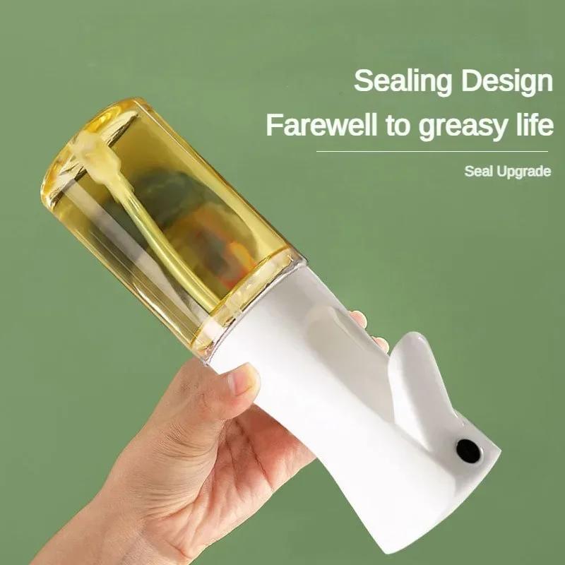 200/300/500ML Olive Oil Spray Bottle Kitchen Push-type Spray Bottle Vinegar Soy Sauce Dispenser Camping Barbecue Air Fryer Spray