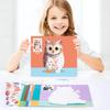 Non-Toxic 3D Animal Jigsaw Puzzle Stickers Diy Handmade Creative Collage Art Set With Self-Adhesive Paper Back To School Gifts Educational