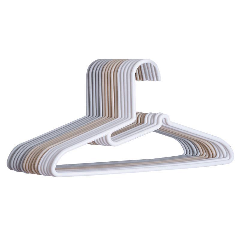 No-Trace Anti-Slip Clothes Hanger for Home Use Nordic Style Plastic Clothes Drying Rack for T-Shirts In Wardrobe/Closet