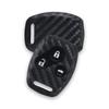 Carbon Fiber Silicone Car Key Case Cover Remote Fob For Honda Accord 7 Jazz Frv Civic Cr-V 2008 Crz Insight Srv Chord 7 Gr8 150R