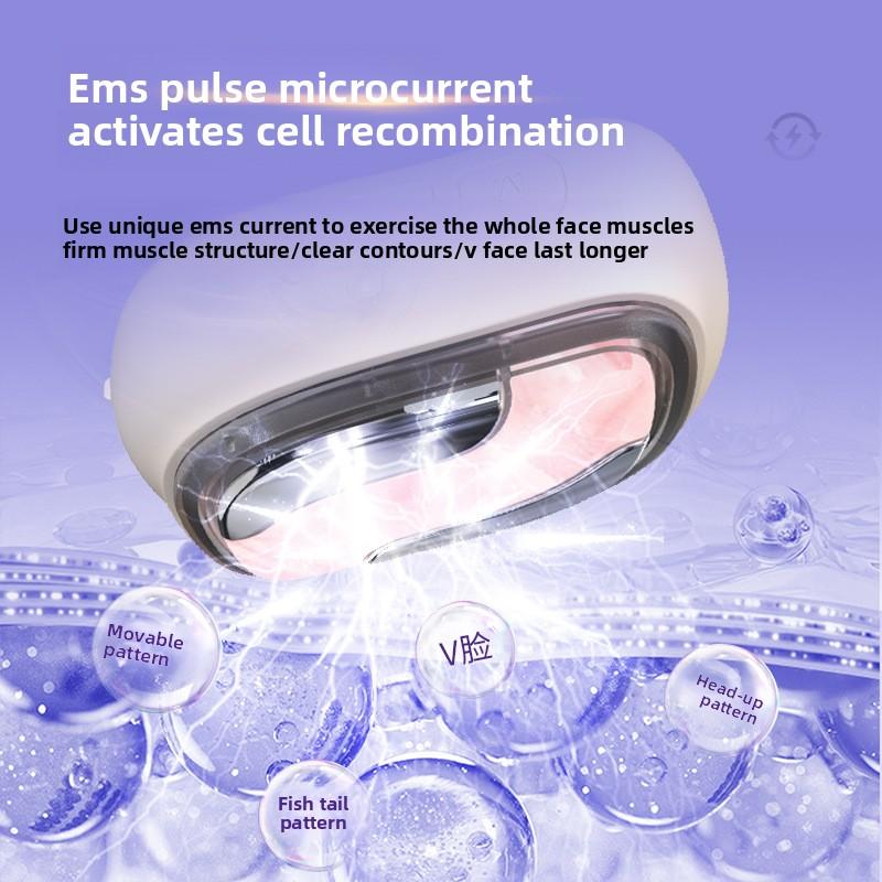 Jade Large Row Lamp Electric Beauty Instrument Micro-current Red and Blue Light Multi-functional Whitening Photon Skin Rejuvenation Instrument