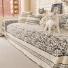 New Autumn & Winter Chinese Style Fleece Sofa Cover Full Coverage Sofa Throw Blanket Cat Scratch Resistant Sofa Protector