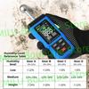 SNAKOL Pinless Wood Moisture Meter Digital Hygrometer Non-contact Timber Damp Detector Wall Humidity Tester Type-C Rechargeable