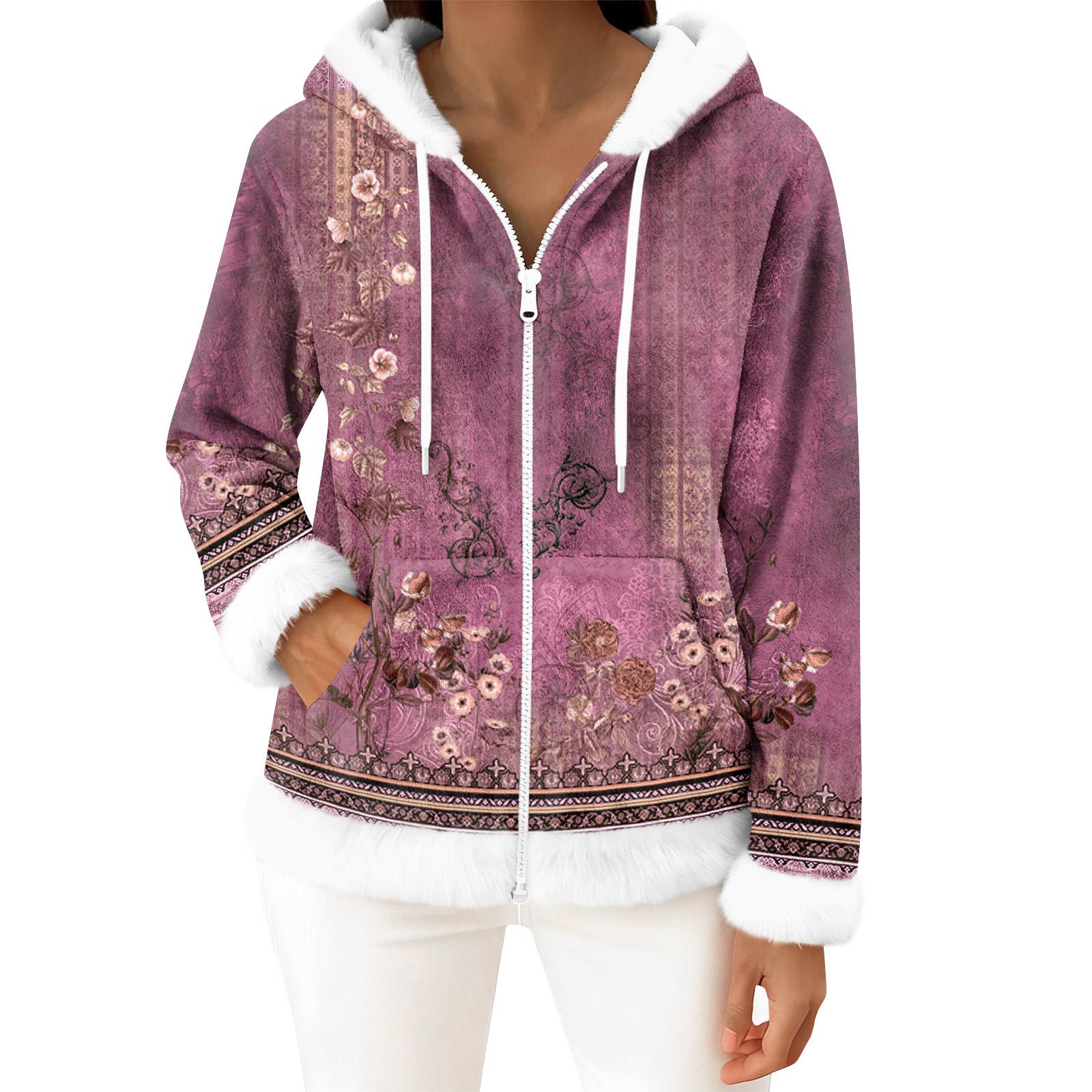 

Женский повседневный модный кардиган с капюшоном на молнии из флиса с длинными рукавами L