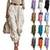 Pantaloni larghi a gamba larga, casual e alla moda, da donna