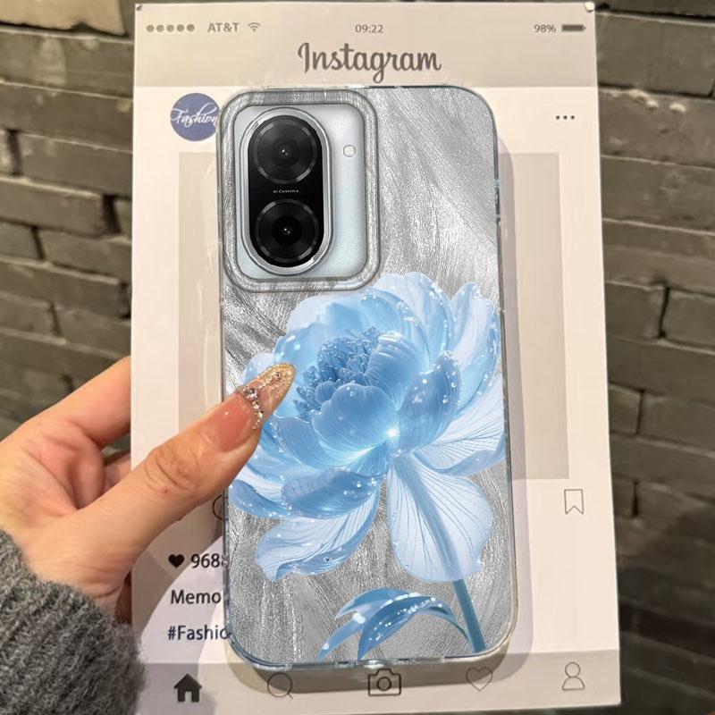 

Роскошный чехол с цветами для девочек и женщин для Xiaomi Redmi Note 14 Pro 14C 13C 10 9A 9C 13 12 11 10S 9 8 Plus A5 A4 A3 A2 A1 Fundas Cover Redmi 14C 4G белый