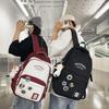 Simple and Versatile Schoolbag Female High School Student Junior High School Student Backpack Male Large Capacity Travel Backpack Tide
