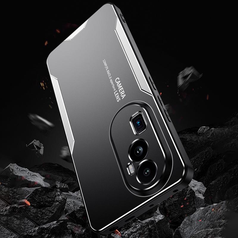 For Oppo Reno10 Pro+ 5G Case Aluminum Alloy Matte Back Phone Cover