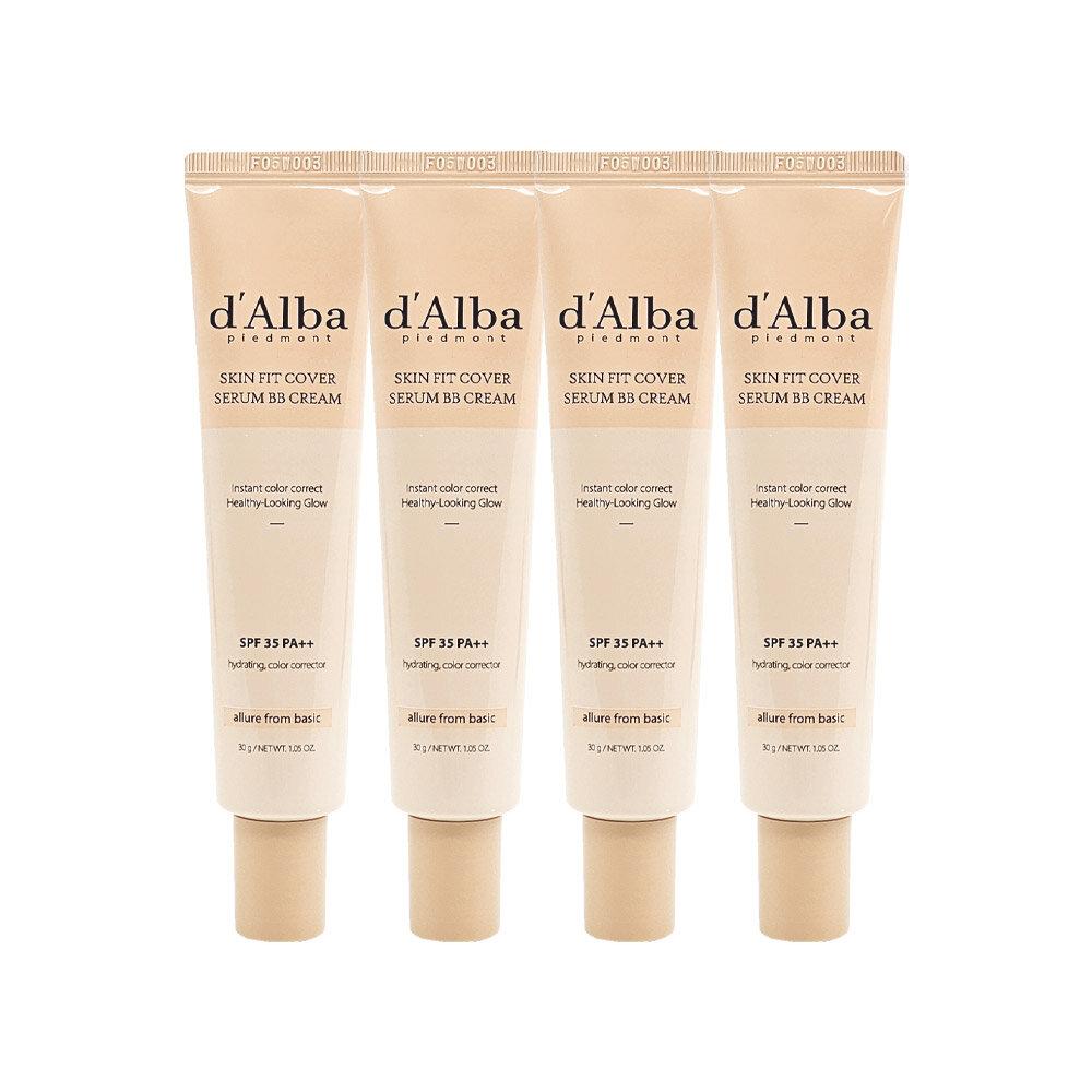 d Alba Skin Fit Cover Serum BB Cream 30g x 4 d Alba Cover Serum BB Cream 30g x 4