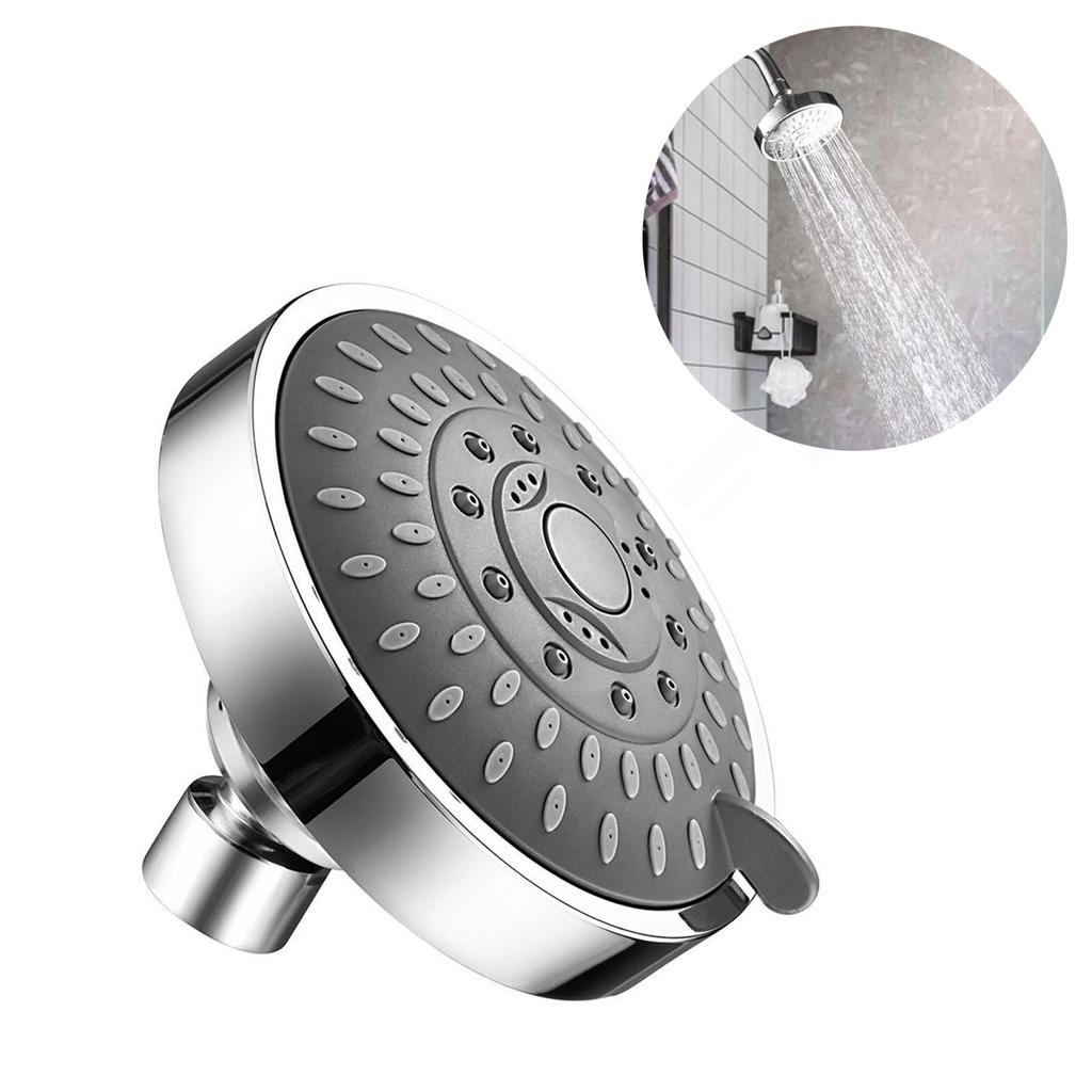 Shower Head 5 Mode Adjustable Stainless Steel G1/2 Bath Nozzle for Bathroom Toilet