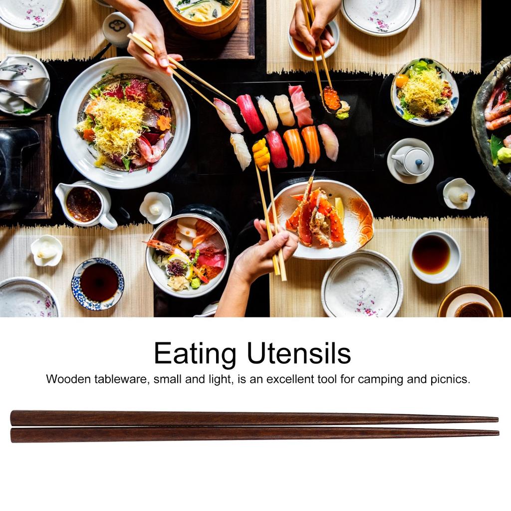 Wooden Chopsticks Portable Environmental Friendly Student Travelling Tableware Gift Set