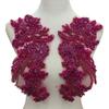 Embroidery Flower Applique Garment Decoration Sewing On Accessories for Stage Performers Gown Ethnic Costume Applique