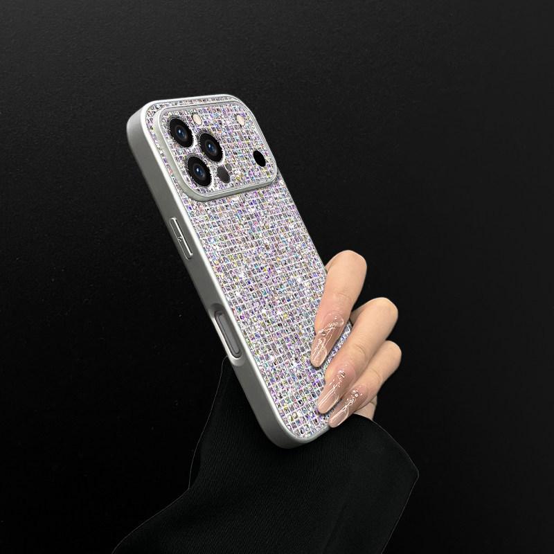 Silver Flash Is Suitable for Huawei P80 Mobile Phone Case P70 Protective Case P60Pro Metallic Paint P50 Light Luxury P40 New