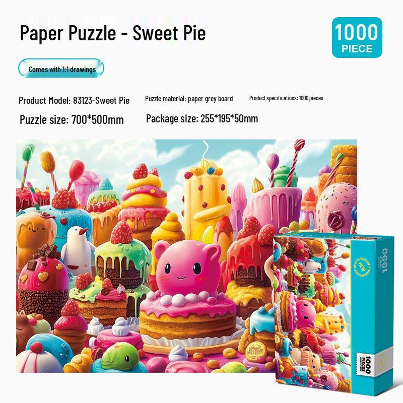 1,000-Piece High-Difficulty Jigsaw Puzzle for Adults - Stress Relief and Boredom Buster Featuring Famous Van Gogh Oil Paintings.