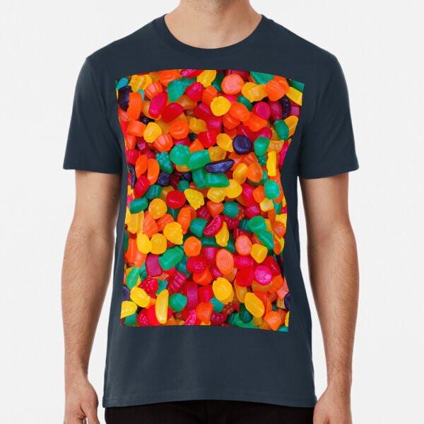 Jujube Gummy Real Candy Pattern S To 5XL Made In the AU/USA T-Shirt