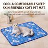 Foldable Pet Cooling Mat Washable Dog Sleeping Bed Home Pet Supply Pet Sleep Mat  Dogs Cats Pets