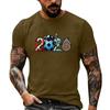 Men’s Basic Crew Neck Short Sleeve T Shirt with Theme Print Casual Oversized Tshirts for Men Big and Tall Shirts for Men Workout Shirts for Men