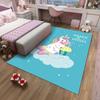 Pink Cartoon Unicorn Pattern Carpet Girl Bedroom Mat Home Decor Living Room Carpet Bathroom Kitchen Balcony Anti-slip Floor Mat