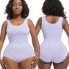 Sleeveless Seamless Full Body Shaper With Snap Closure