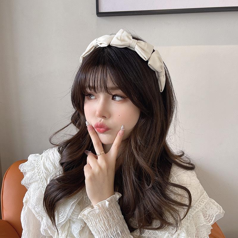 Headband For Women Bowknot Headwear Casual Hairband Hoop Party Travel Hair Accessories