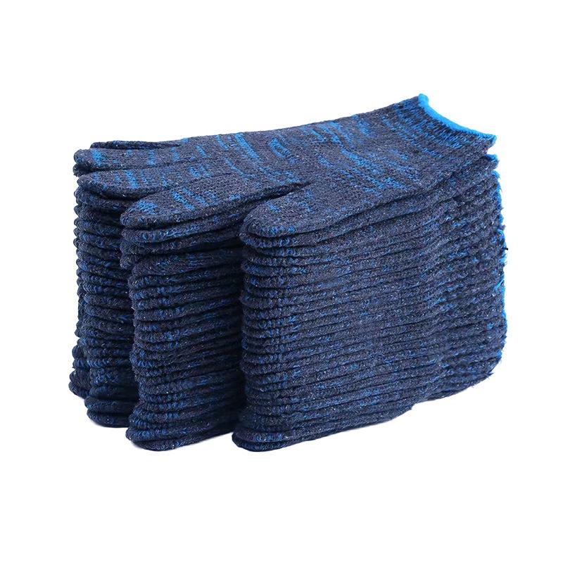 Durable Cotton and Nylon Construction Work Gloves - Wear-Resistant and Protective
