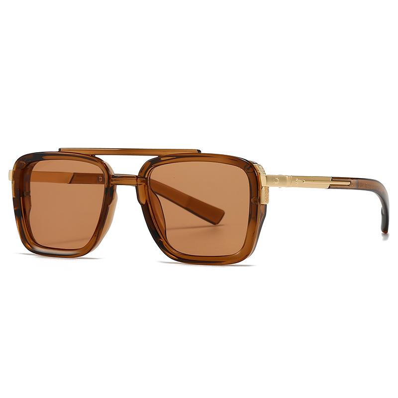 Vintage Pilot Square Sunglasses Women For Men Luxury Brand Designer Sun Glasses Punk Popular Outdoor Driving Eye Glasses Uv400