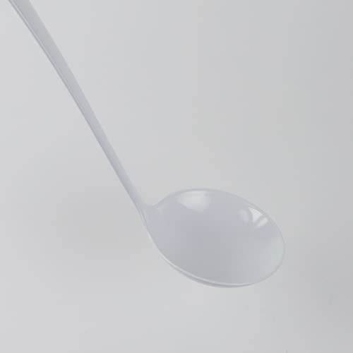 Pearl Metal Ladle, White, Large, Enamel, Blanc Kitchen, HB-4624