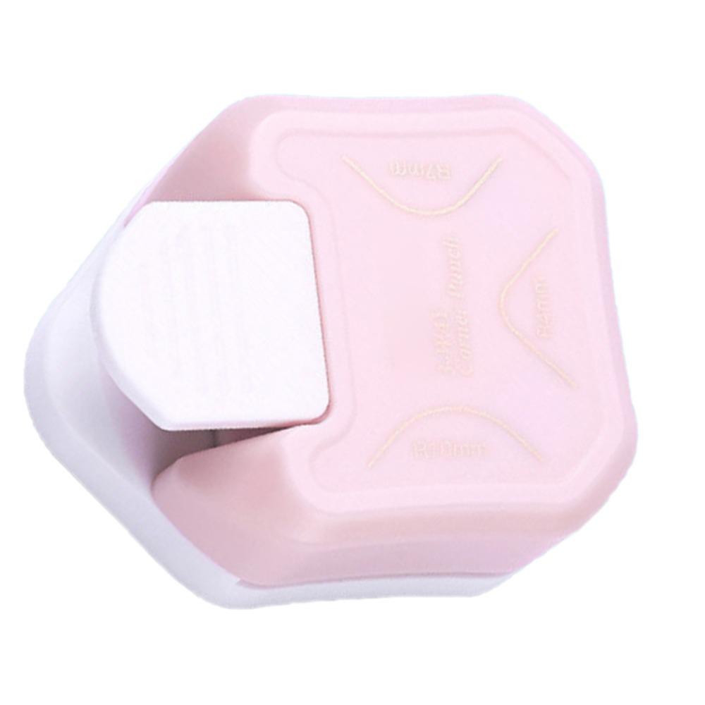 Plastic Corner Rounder Punch Pink Blue 3 in 1 Corner Punch 4mm 7mm 10mm Portable Mini Corner Trimmer Scrapbooking