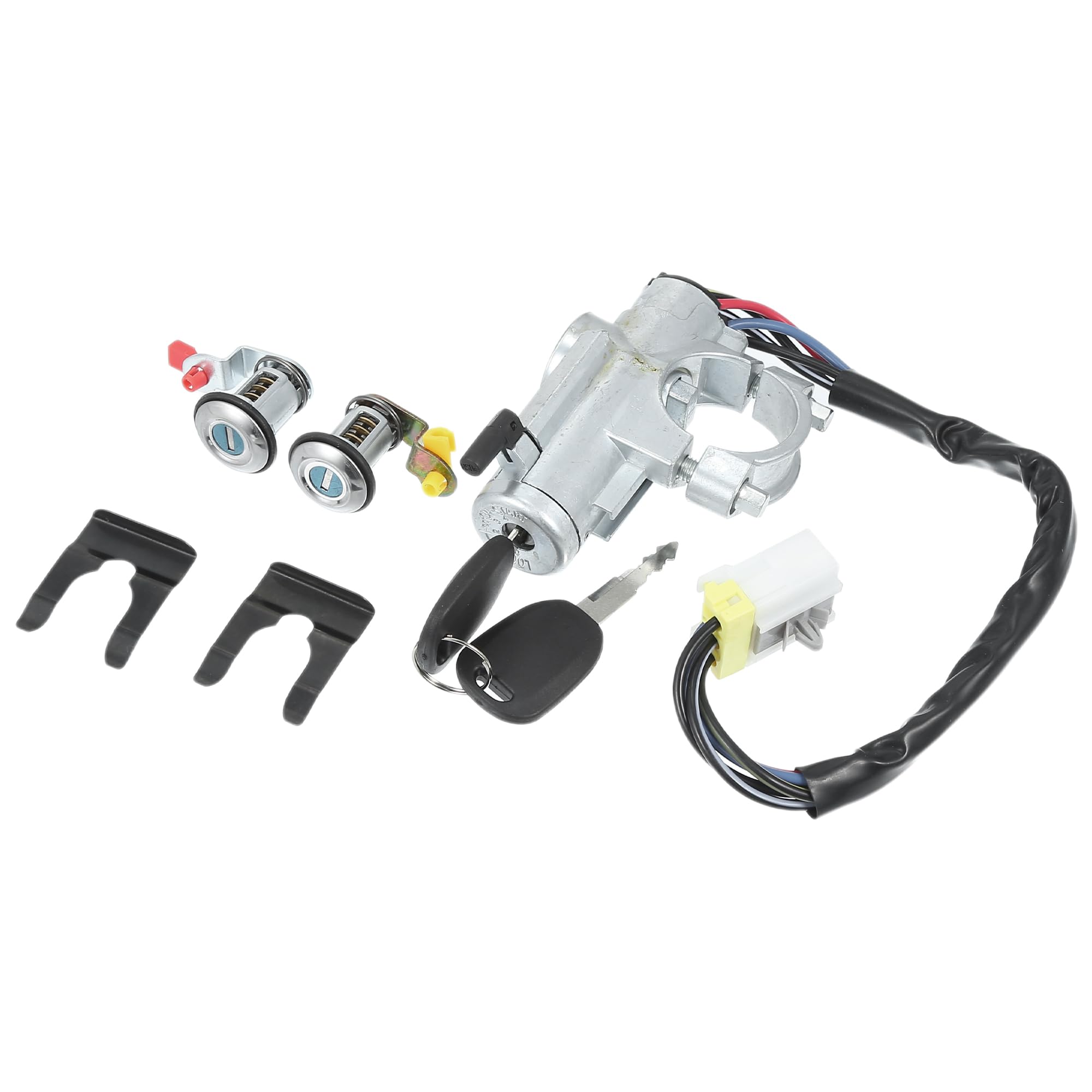 

Partuto Ignition Lock Cylinder with Key for Nissan D21 Metal Silver 1 Set - M.T, Tone,