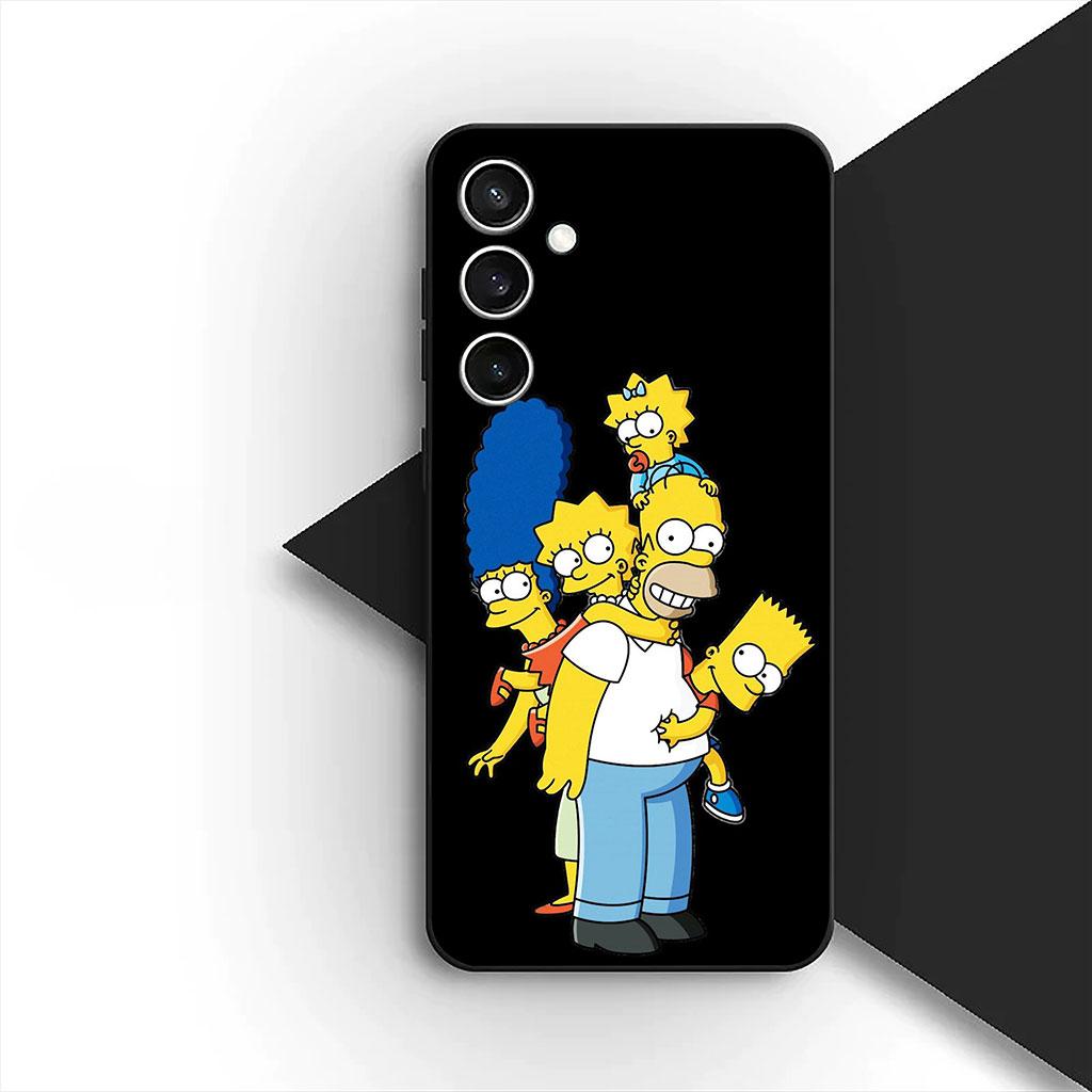 Barts Cartoon S-Simpsons Silicone Phone Cover for Xiaomi Poco C75 C65 C71 C85 X7 X6 M7 F7 F8 Ultra F6 Pro Soft Case