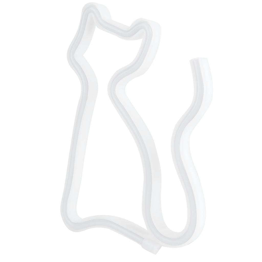 Cat Shape Neon Light Innovative Decorative Night Light for Home Party Bar Dormitory Decoration