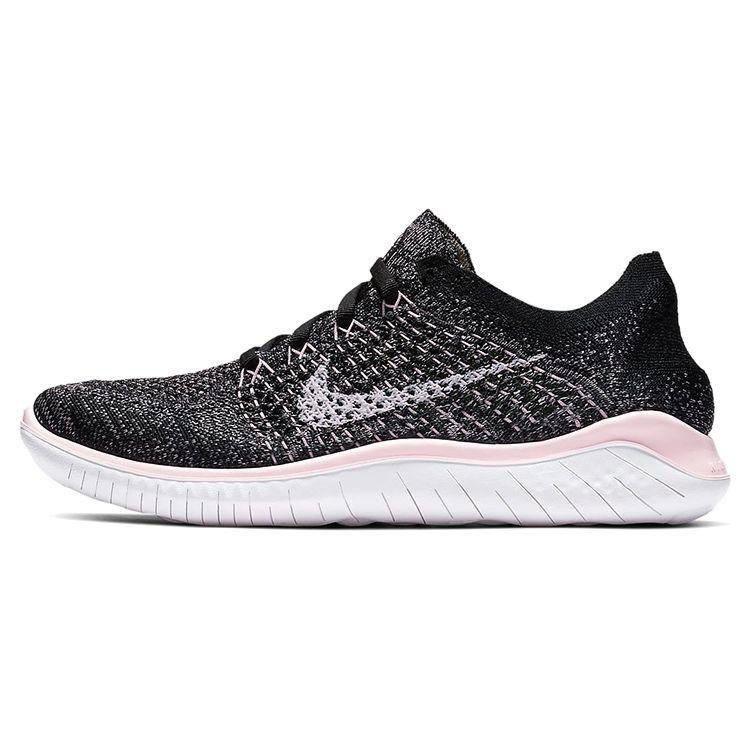 

Женские кроссовки Nike Free RN Flyknit 2018 Black Pink Foam White 942839-007