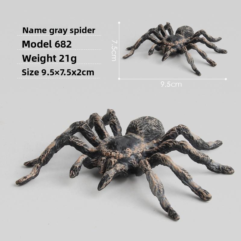 Spider Model Set With Plastic Material For Home Decor And Gift For Nature Lovers