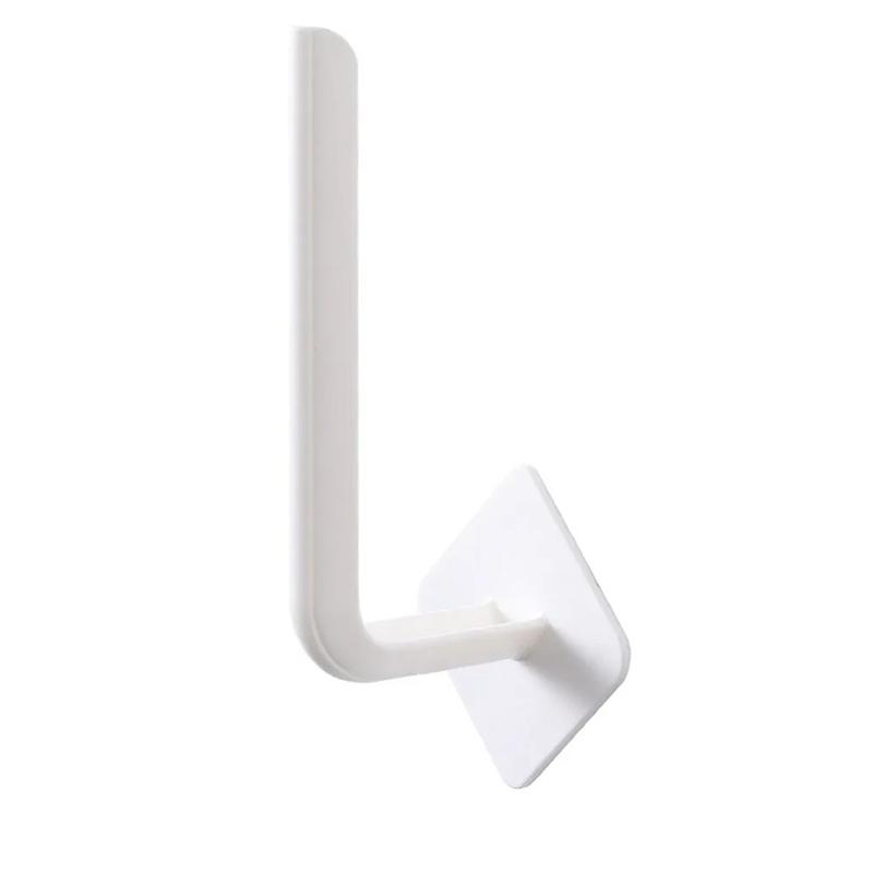 Kleiderbügel Badezimmer Wand Nahtloses Kleben Badetuchhalter Toilettenpapierhalter Badezimmer Garderoben Selbstklebender Haken