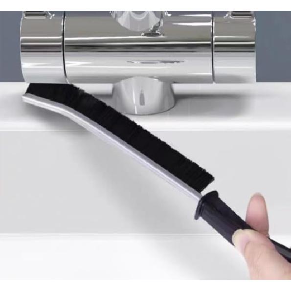 3 Pcs Hard Bristle Cleaning Brush, Corner Cleaning Brush, Crevice Cleaning Brush, Thin Cleaning Brush for Kitchen and Bathroom, Gap Cleaning Brush