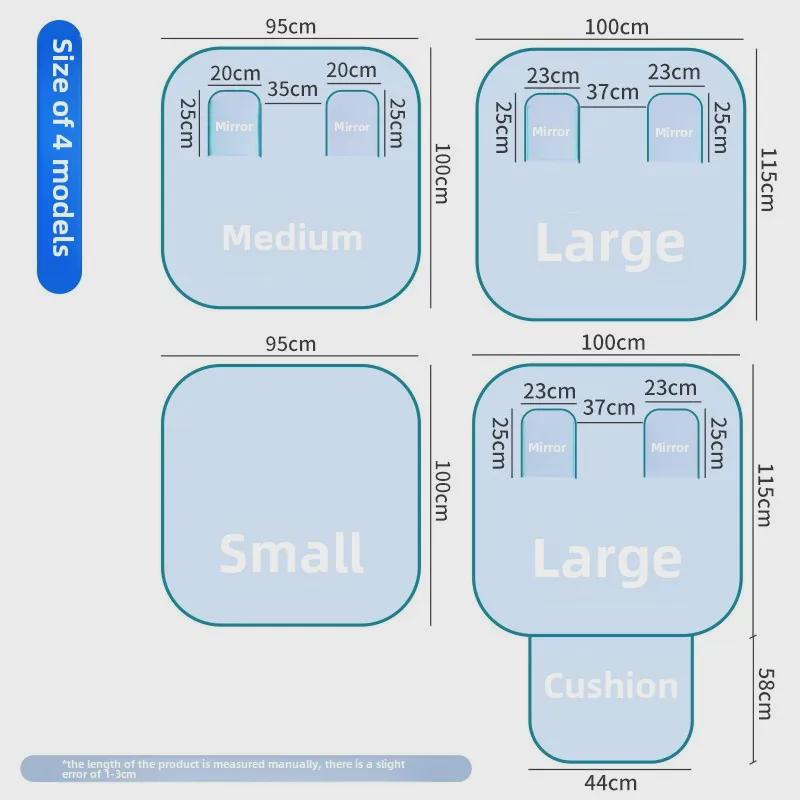 Rainproof and Sunscreen Motorcycle and Electric Car Protective Cover - Waterproof and Thickened for Central Control