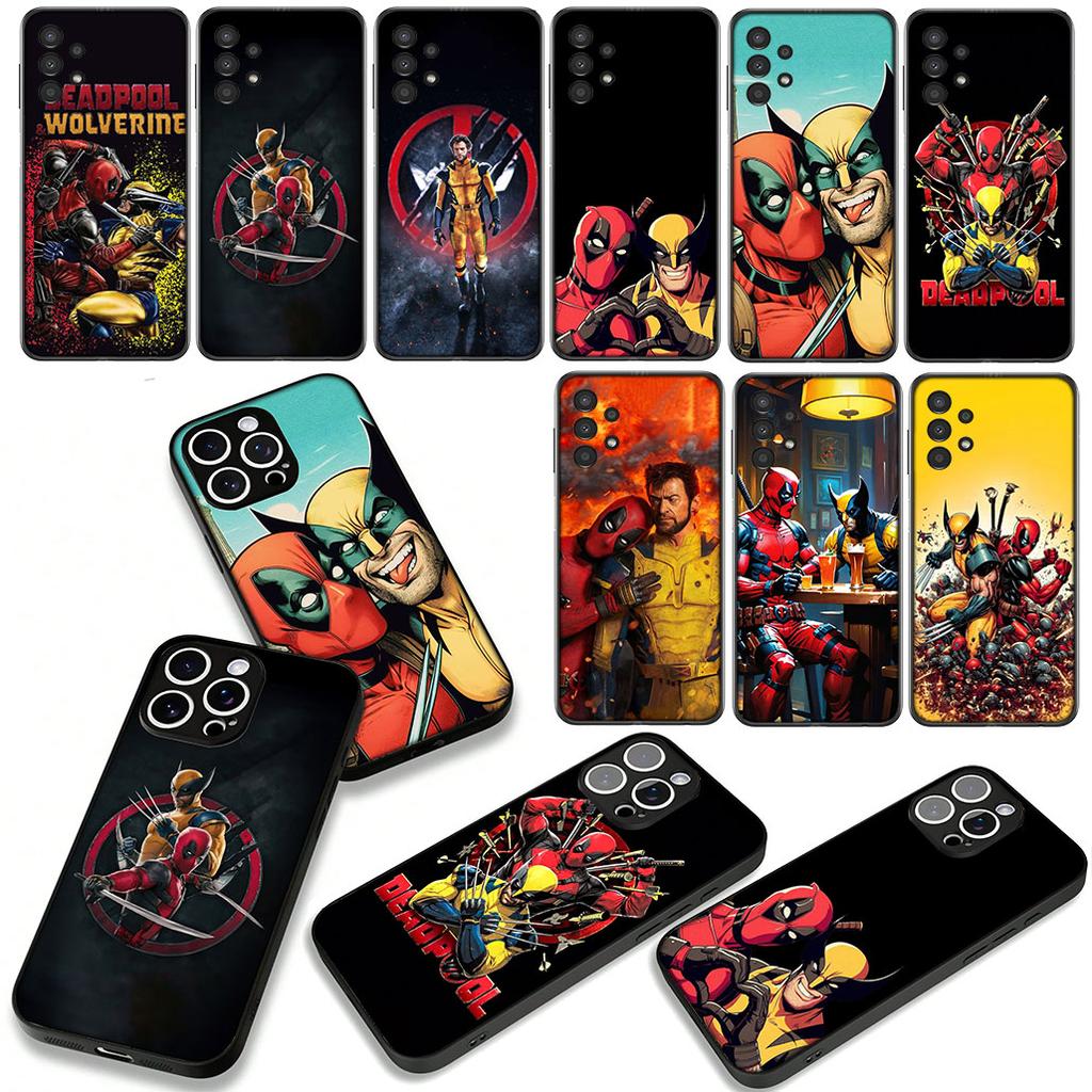 Phone Cover for Xiaomi Redmi 15C 15 A4 A5 9A 9T 10A 10C 9C NFC Note 11 9 10 Pro 8T Case Wolverine Marvel Deadpool Comics Casing