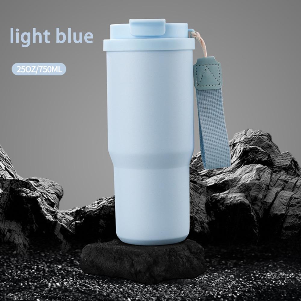 750ml Insulated Cup Large Capacity Vacuum Flask Stainless Steel BPA Free Colorful Travel Tumbler for Outdoor/Gym/Camping/School