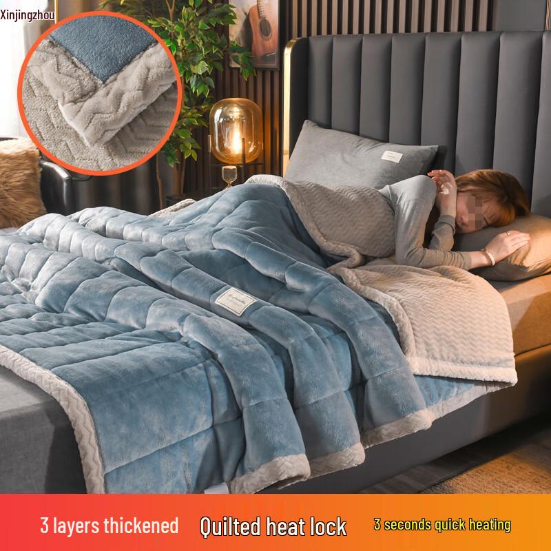 Xinjingzhou Winter Warm Flannel Blanket