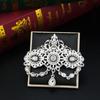 Pendant Womens Crystal Colored Brooch Gold Color Bohemian Wedding Jewelry Brooch
