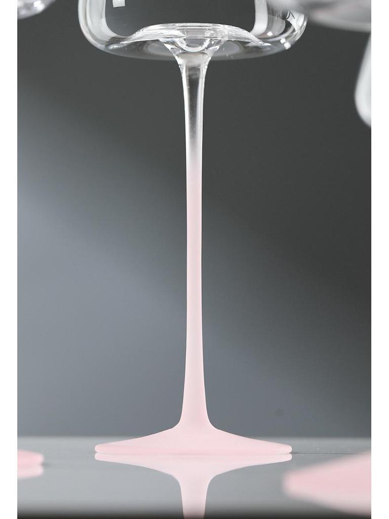 European Style Gradient Burgundy Crystal Goblet Wine Glass